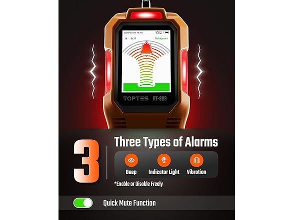 TOPTES RT-389 Rechargeable Refrigerant Leak Detector