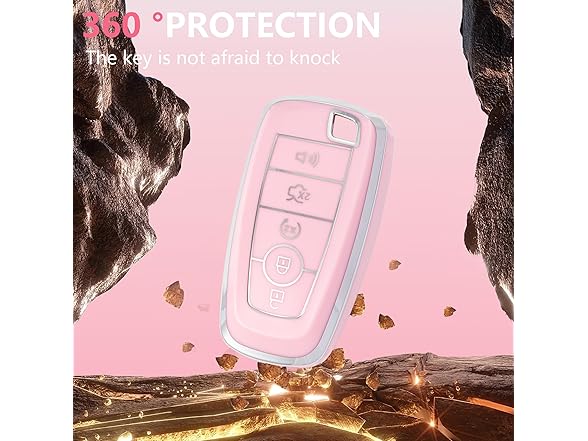 Key Fob Cover Ford Diamond Bling Pink