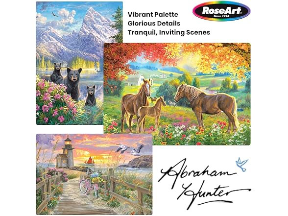 RoseArt - Abraham Hunter Cork Puzzle