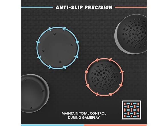 (8 Pack) Hyperkin Thumb Grips for Nintendo Switch 2