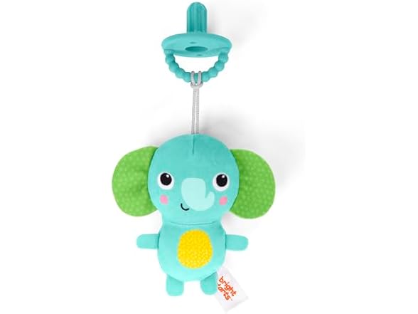 Bright Starts SootheMate Plush Elephant Teether