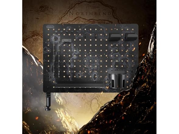 Blizzard Wow Official Licensed Heavy Duty Metal Pegboard Map of Azeroth
