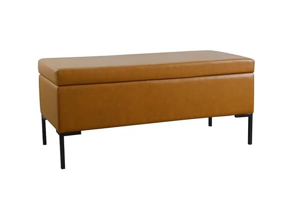 HomePop Upholstered Storage Bench