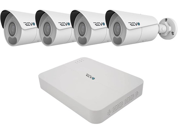 (4 Cam) Revo Ultra Blue Series 4CH 4K POE H.265 NVR System