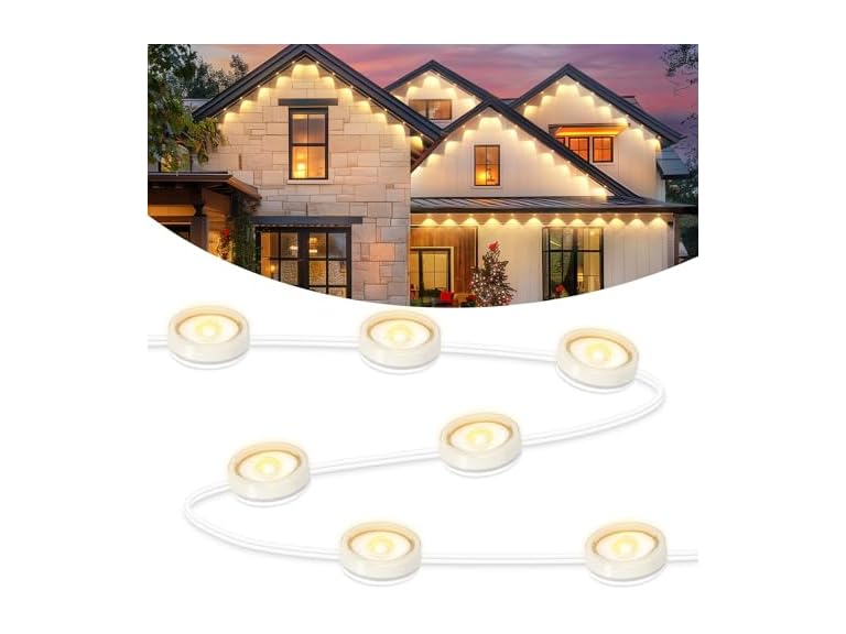 Brightever 100FT Permanent Outdoor Lights