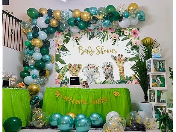 Mocsicka Safari Baby Shower Backdrop
