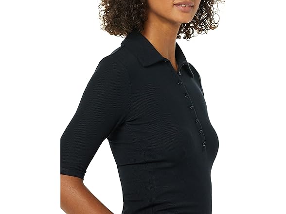 Amazon Essentials Women's Fine Rib Polo