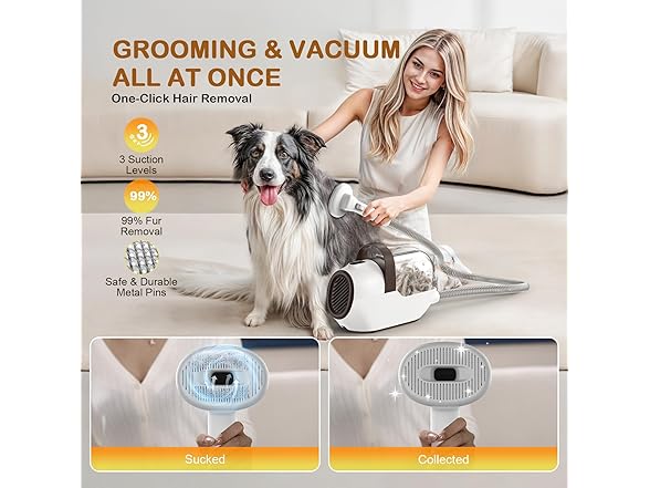 Ozumek Dog Grooming Vacuum