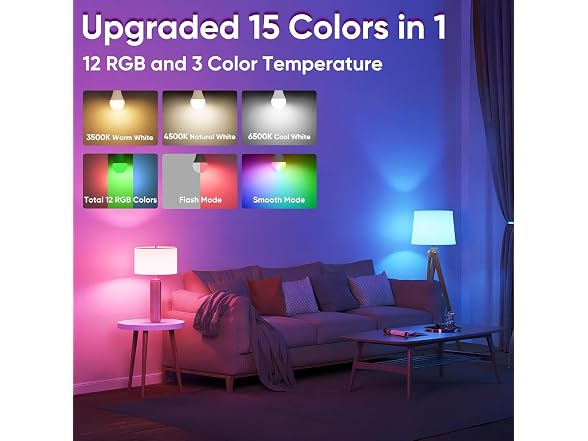 Yochoice Rechargeable Battery Operated Wireless A19