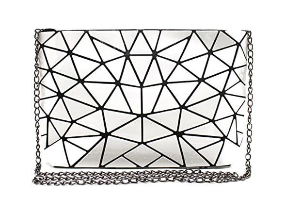 Goclothod Handbag Fashion Holographic Laser Shoulder Bag