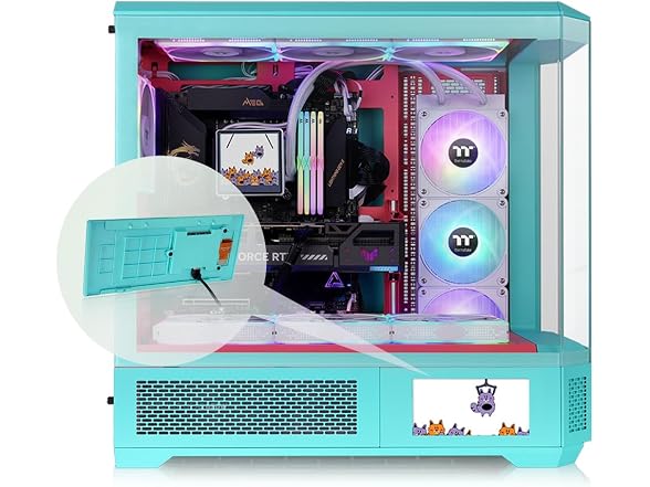 Thermaltake View 600 TG 6" LCD Screen Panel Kit