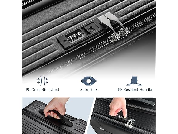 ANYSEA Hardside Travel 20" Carry-On