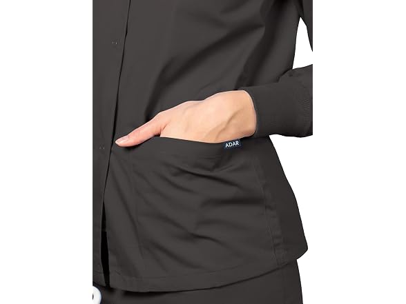Adar Medical Uniforms Women (L) Adar Scrubs Pewter