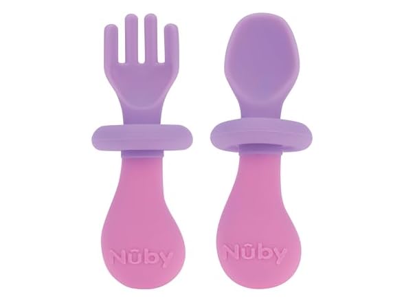 Nuby First Fork and Spoon Set