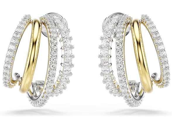 Swarovski Hyperbola Hoop Earrings