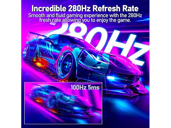 27" 280Hz Curved Gaming Monitor