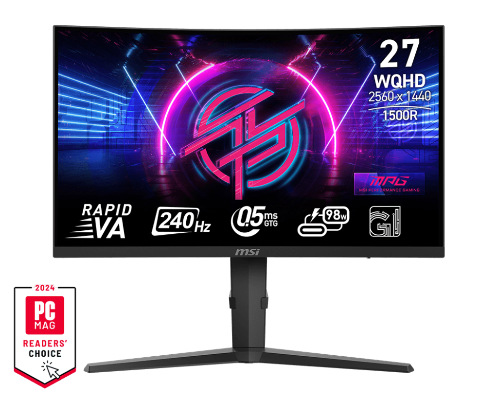 MSI 27" QHD Curved Monitor | MPG 275CQRXF - Gallery 2