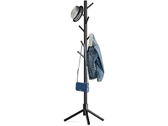 Hupmad 8-Hook Adjustable Coat Rack