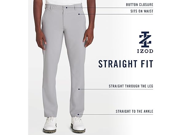 IZOD Golf Pants (40x30) Black