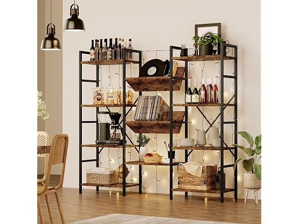 GAOMON 54" Triple Wide 4-Tier Bookshelf - Gallery 5