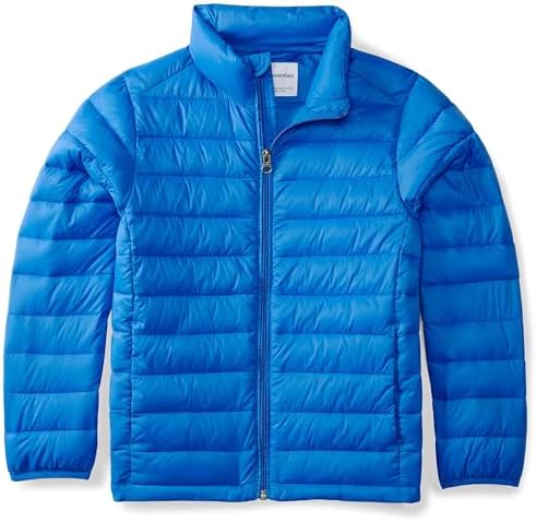 Amazon Essentials Toddler Boys Lightweight Water Resistant Packable Puffer Jacket