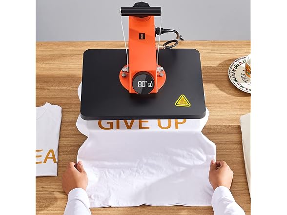 5-in-1 Heat Press Machine, 12" x 15" Fast