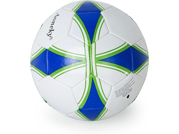 Aoneky 5 Pack Soccer Ball with Pump