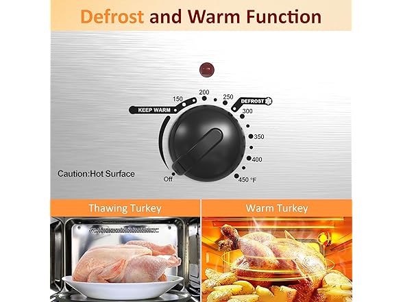 Sunvivi 26 Quart Roaster Oven