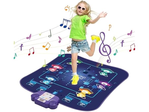 Dance Mat, 6-Button Dance Mixer Rhythm Step Play