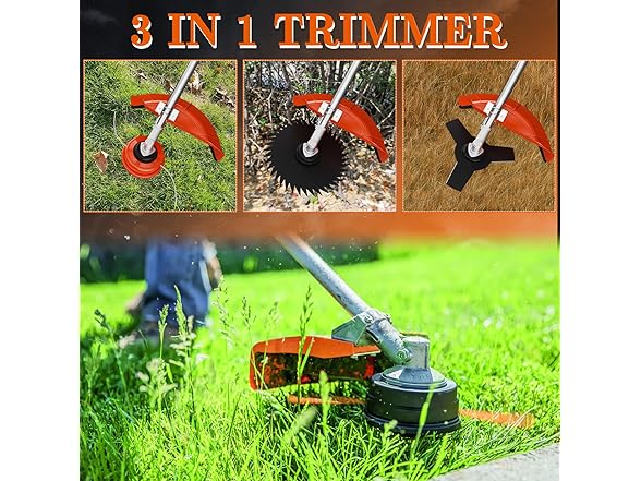Gas Powered Weed Eater 36cc 2-Stroke, 3 in 1