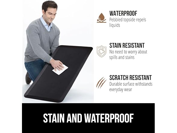 GORILLA GRIP Comfortable Cushioned Kitchen Mats for Flo