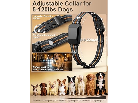 Small Shock Collar for 2 Small Dogs(5-30Lb),