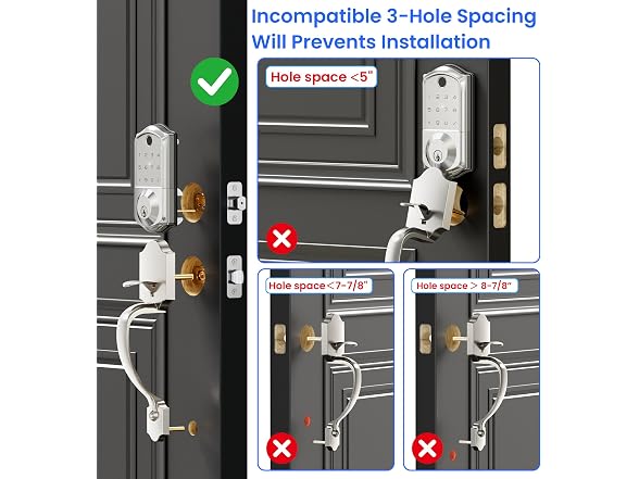 Veise VE017-H 8-in-1 Fingerprint Lock