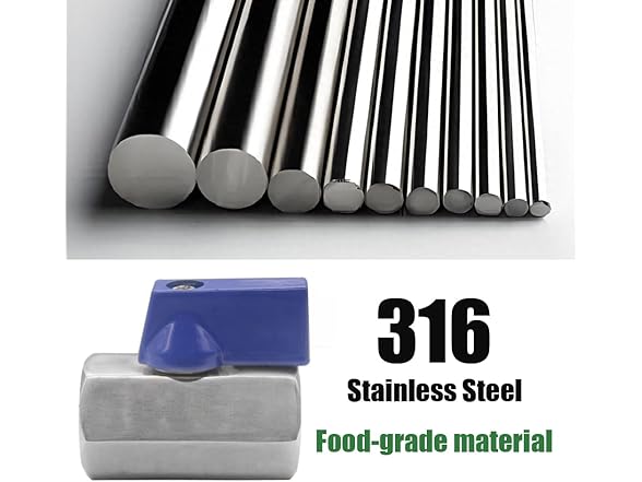 BesNPT Ball Valve 3/4" NPT Steel 316