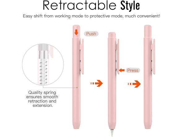 MoKo Retractable Holder Case for Apple Pencil