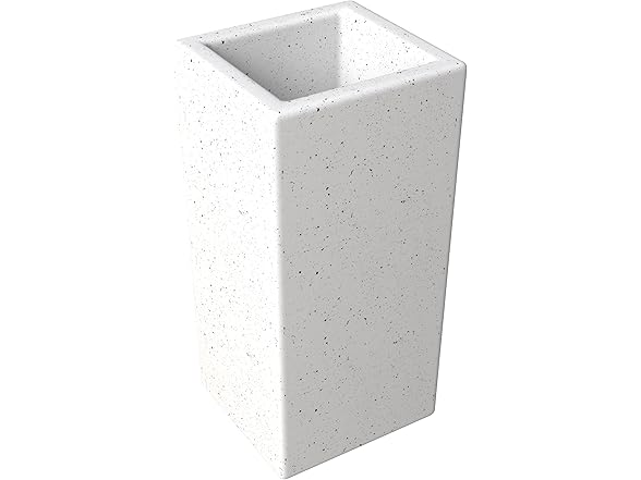 LeisureMod TP24DW Tera Planter Dotted White