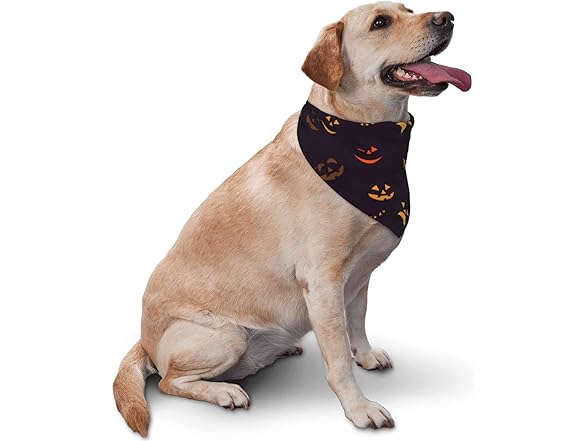 vercosee Halloween Dog Bandana