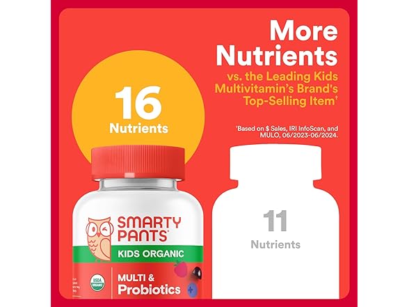 SmartyPants SmartyPants Kids Multivitamin, 120ct