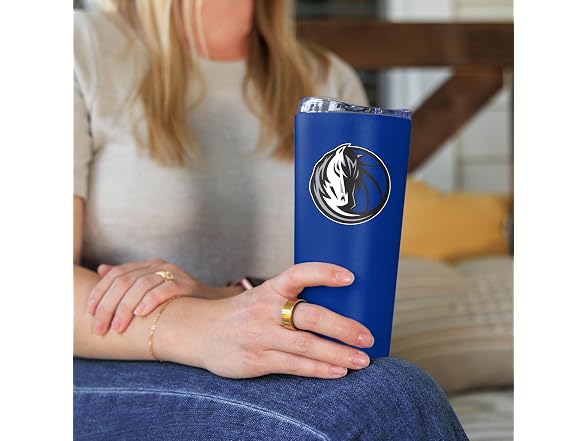 FANMATS NBA Dallas Mavericks 20 oz Stainless Steel Tumbler 