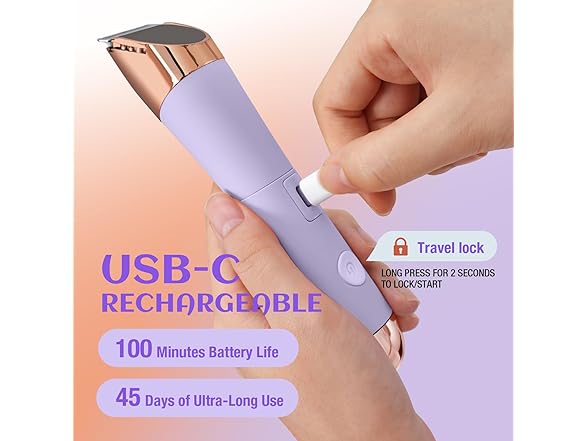 SUPRENT Bikini Trimmer Purple