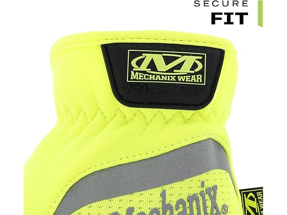 (3-Pairs) Mechanix Wear Hi-Viz FastFit Gloves  Lg