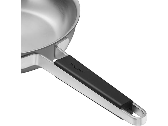 ZWILLING Pure 9.5-inch Stainless Steel Fry Pan, Grey