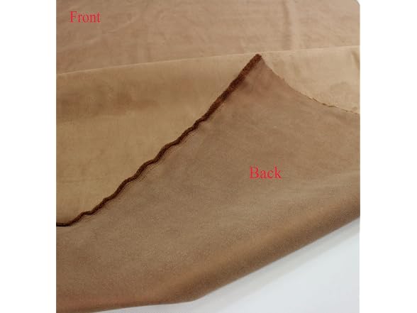 Mybecca Microsuede Suede Fabric Mocka/Dark Beige