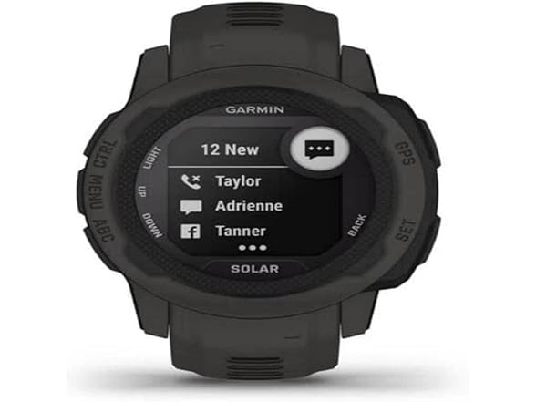 Garmin Instinct 2S Solar Rugged GPS Smartwatch, Graphite (Open Box)