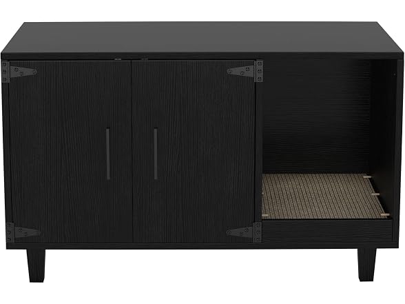 GDLF Modern Wood Pet Crate Cat Washroom Hidde