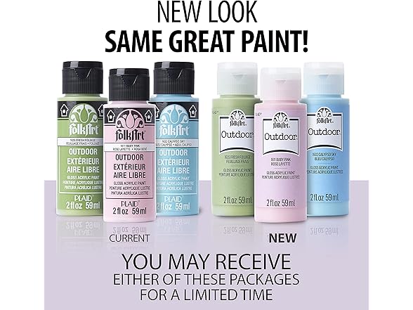 FolkArt FolkArt Outdoor Gloss Acrylic Craft Paint Set 