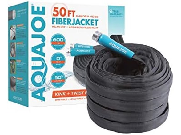 Aqua Joe FiberJacket Kink-Free Hose