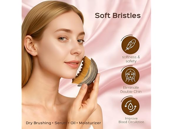 2PCS Lymphatic Contour Face Brush