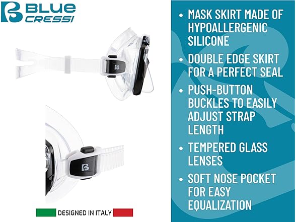Cressi Tinetto Mini Island Mask Snorkel Kits