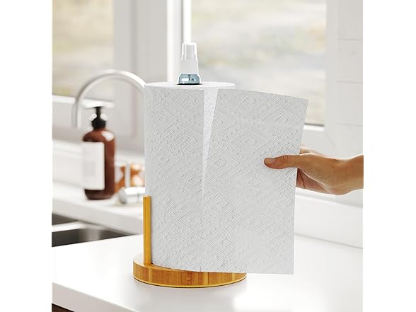 SpaceAid SprayNeat Bamboo Paper Towel Holder